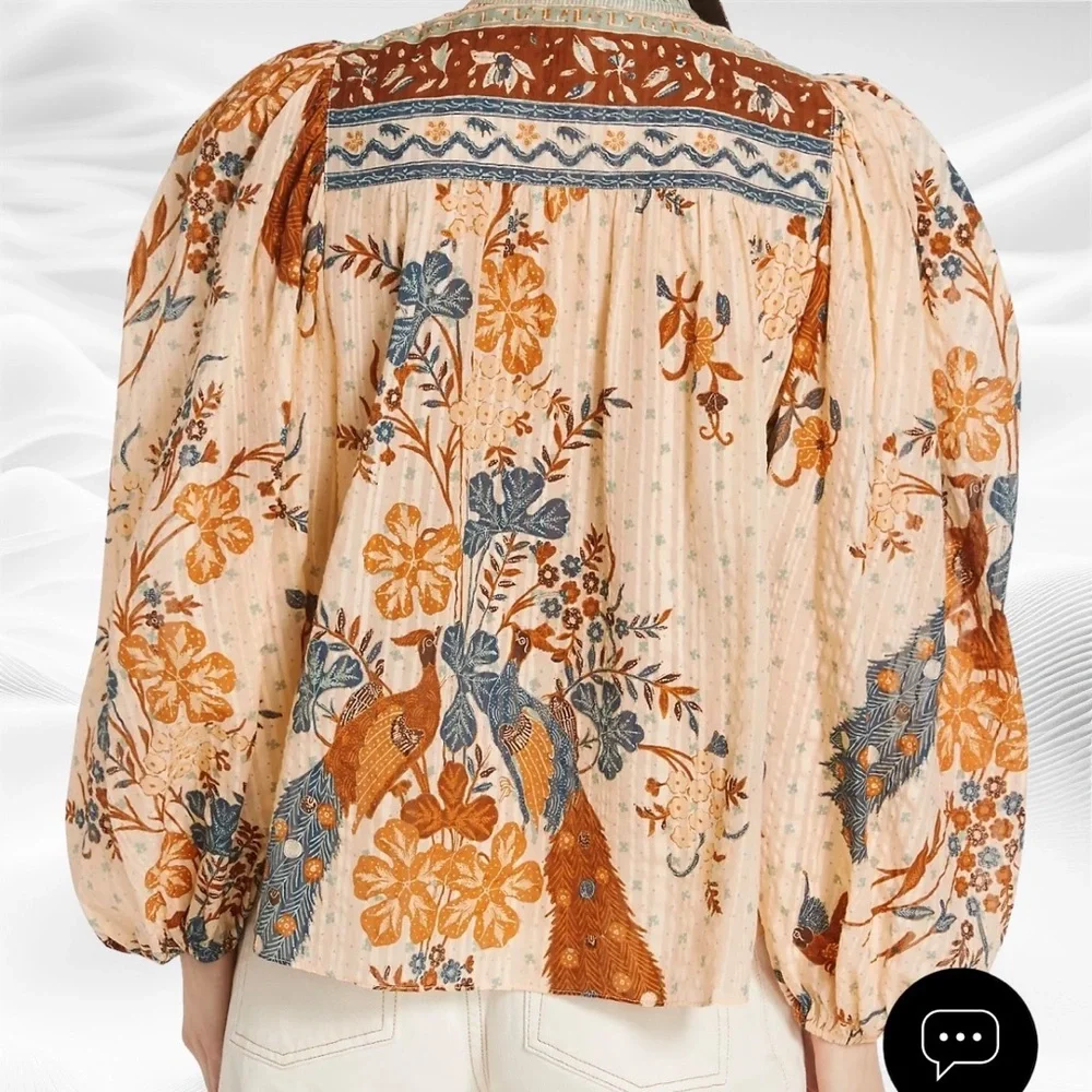 Ulla Johnson‎ Rana Blouse in Egret Size 0